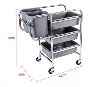 Leftovers Cleaning Hand Carts & Trolley