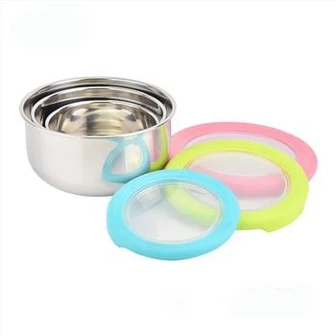 Set Kotak Makan Siang Bulat Stainless Steel Untuk Remaja