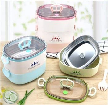 Kotak Makan Siang Tiffin Anak Bento 3 Lapisan